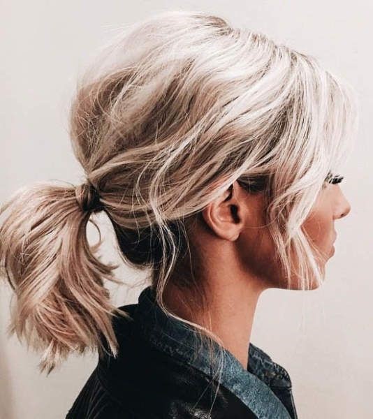 Teased Ponytail hairstyle